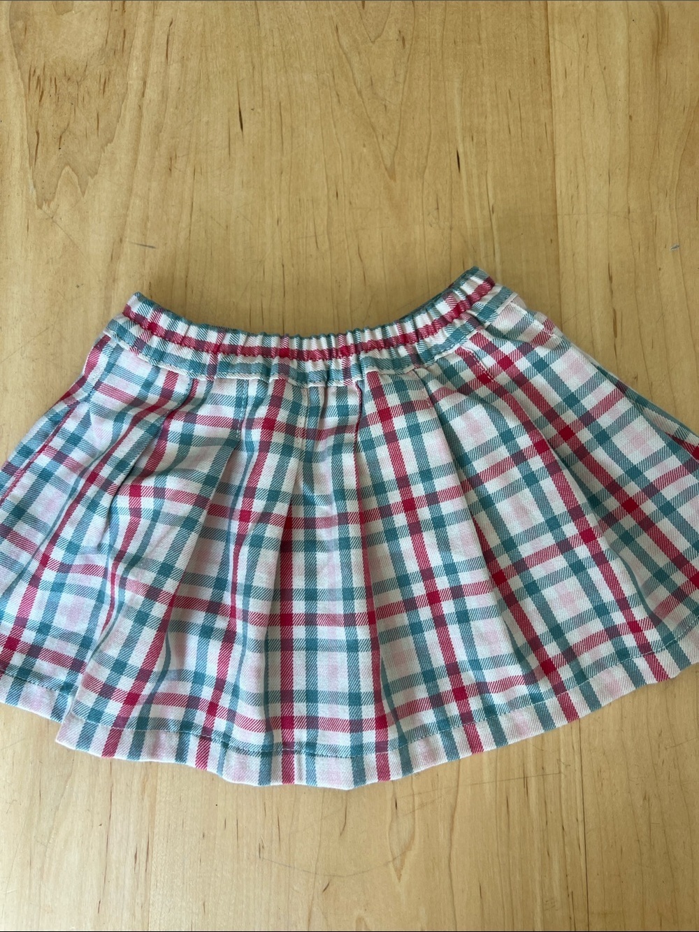 Garanimals Pink and Teal Plaid Infant Skirt - Picture 5 of 5
